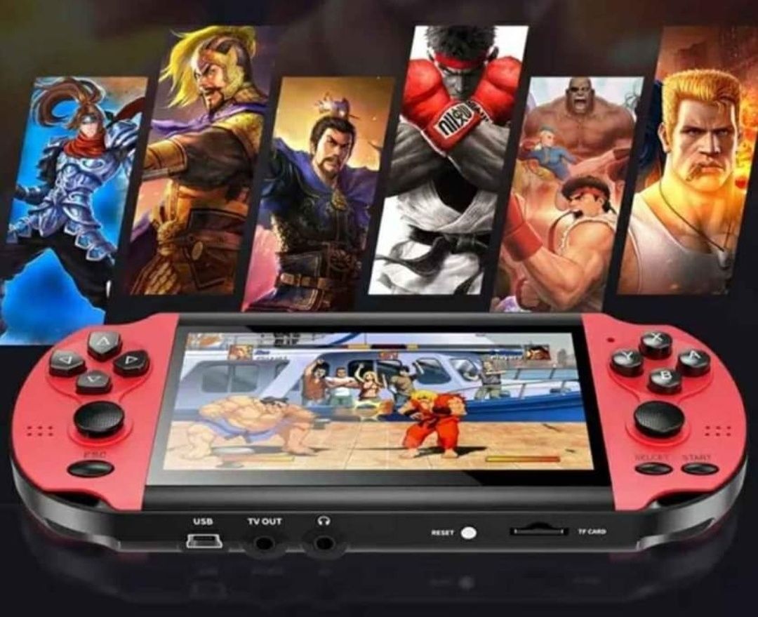 Consola portátil videojogos Modelo X7 incluí 200 jogos (Novo)