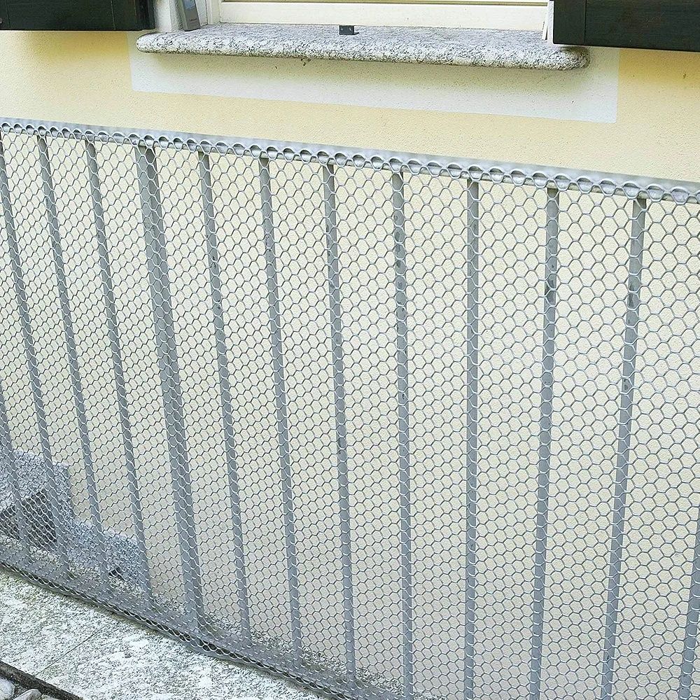 5m X 1m siatka ochronna ozdobna z tworzyw ogrodzenie płot balkon taras