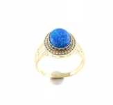 Elegancki złoty pierścionek OPAL ZŁOTO p.585 roz.14 CUDO