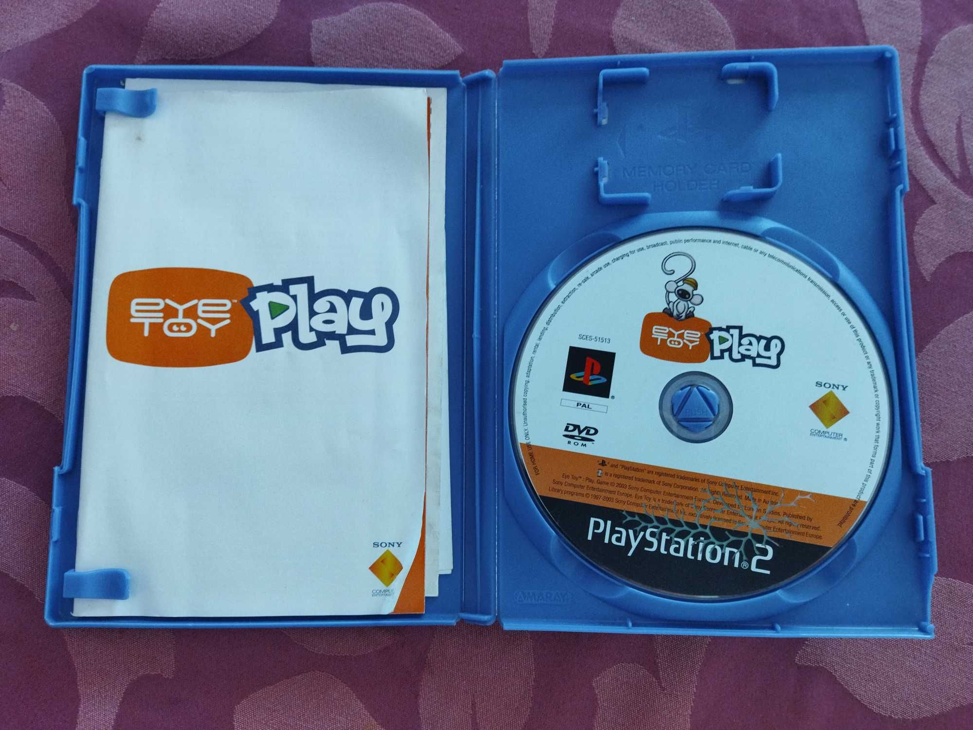 PS2 - Jogo Eye Toy Play