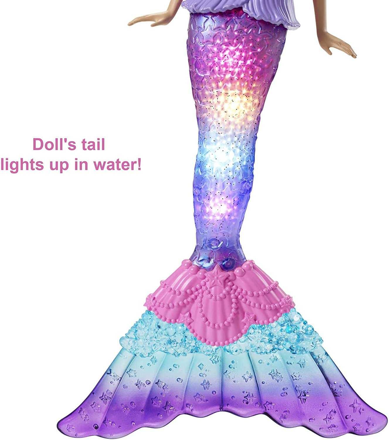 уценка! Кукла русалка Барби Сияющий Хвост, Barbie Lights Mermaid