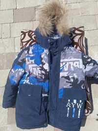 122р. Термо-куртка подовжена зимова для хлопчика