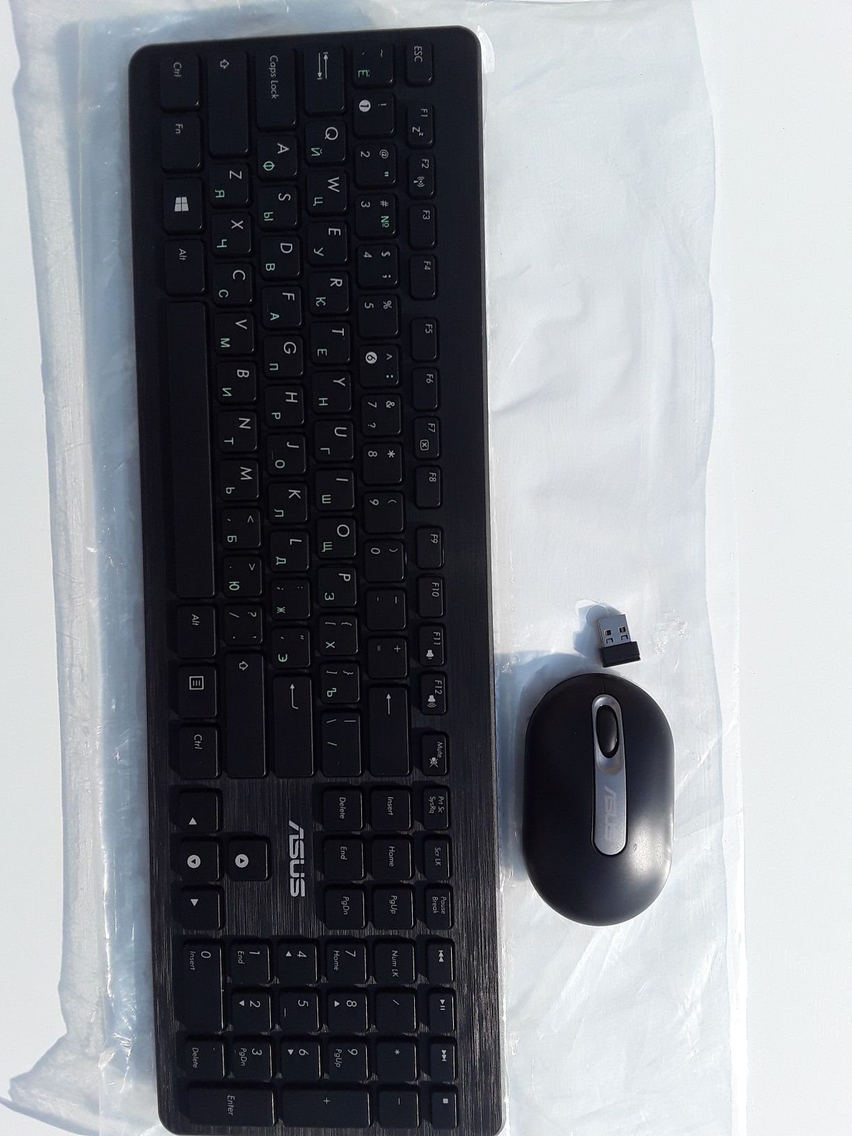 Бездротовий комплект(клавіатура, мишка)Asus wireless keyboardand mouse