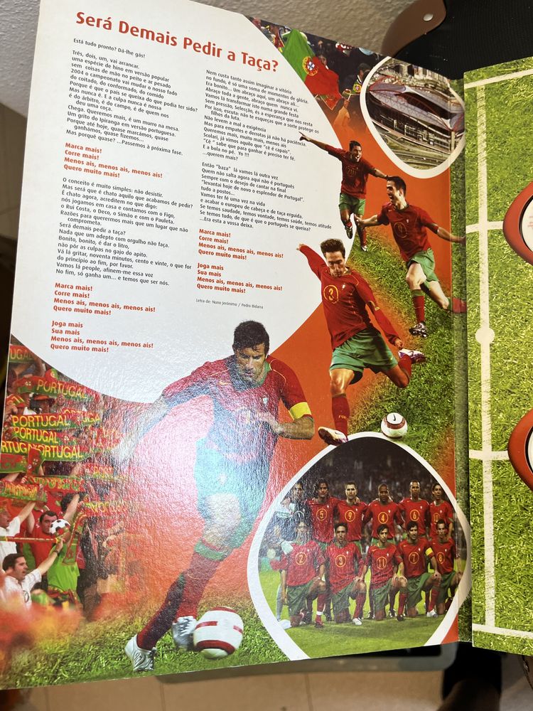 Vendo caderneta da selecao portuguesa euro 2004