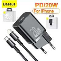 Зарядное Baseus Si 20W apple кабель Type C-ios iphone блок ipad зарядк