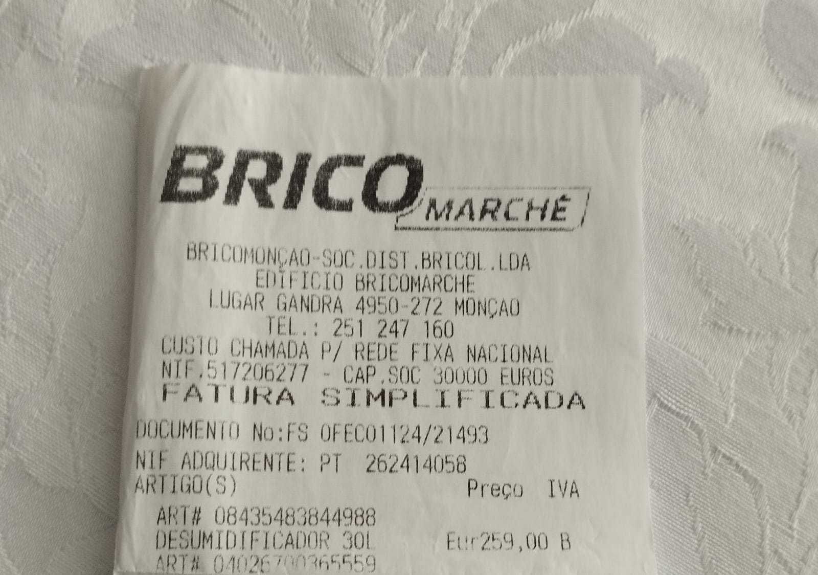 Desumidificador 30L