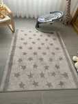 Tapete IKEA Estrelas Cinzentas - Perfeito para Quarto Infantil/Bebé