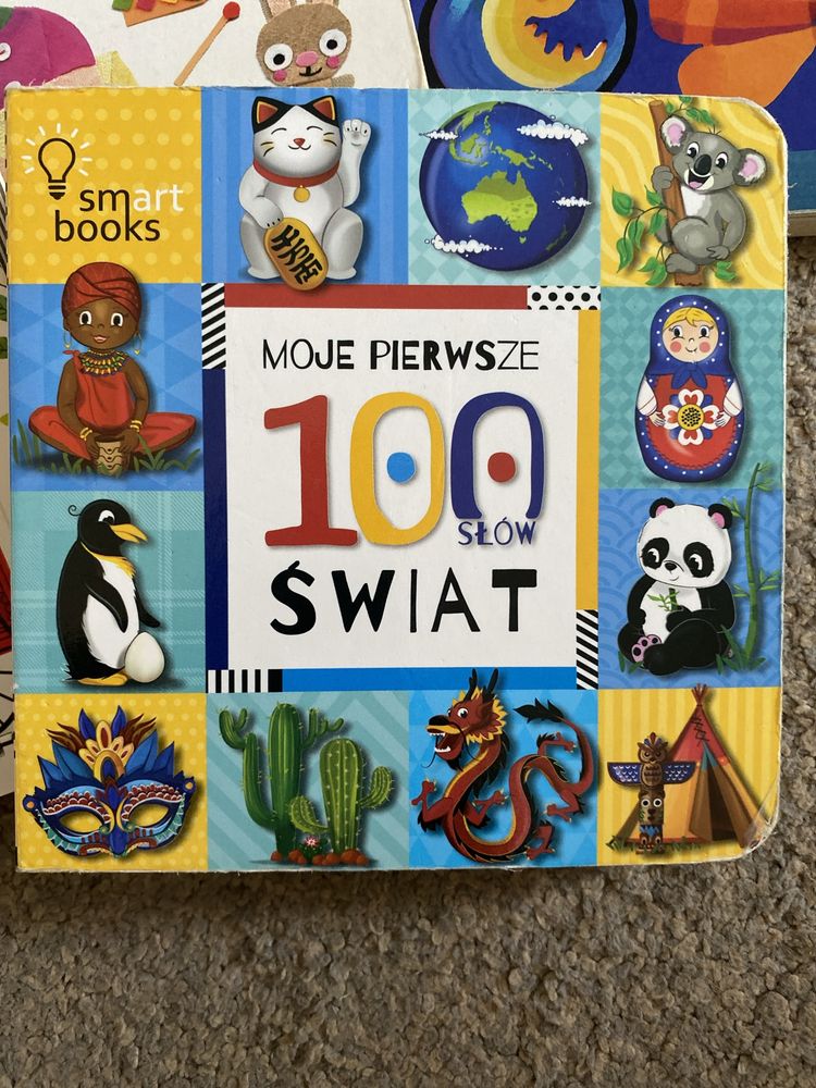 Zestaw książek dla dzieci moje piewsze 100 słów