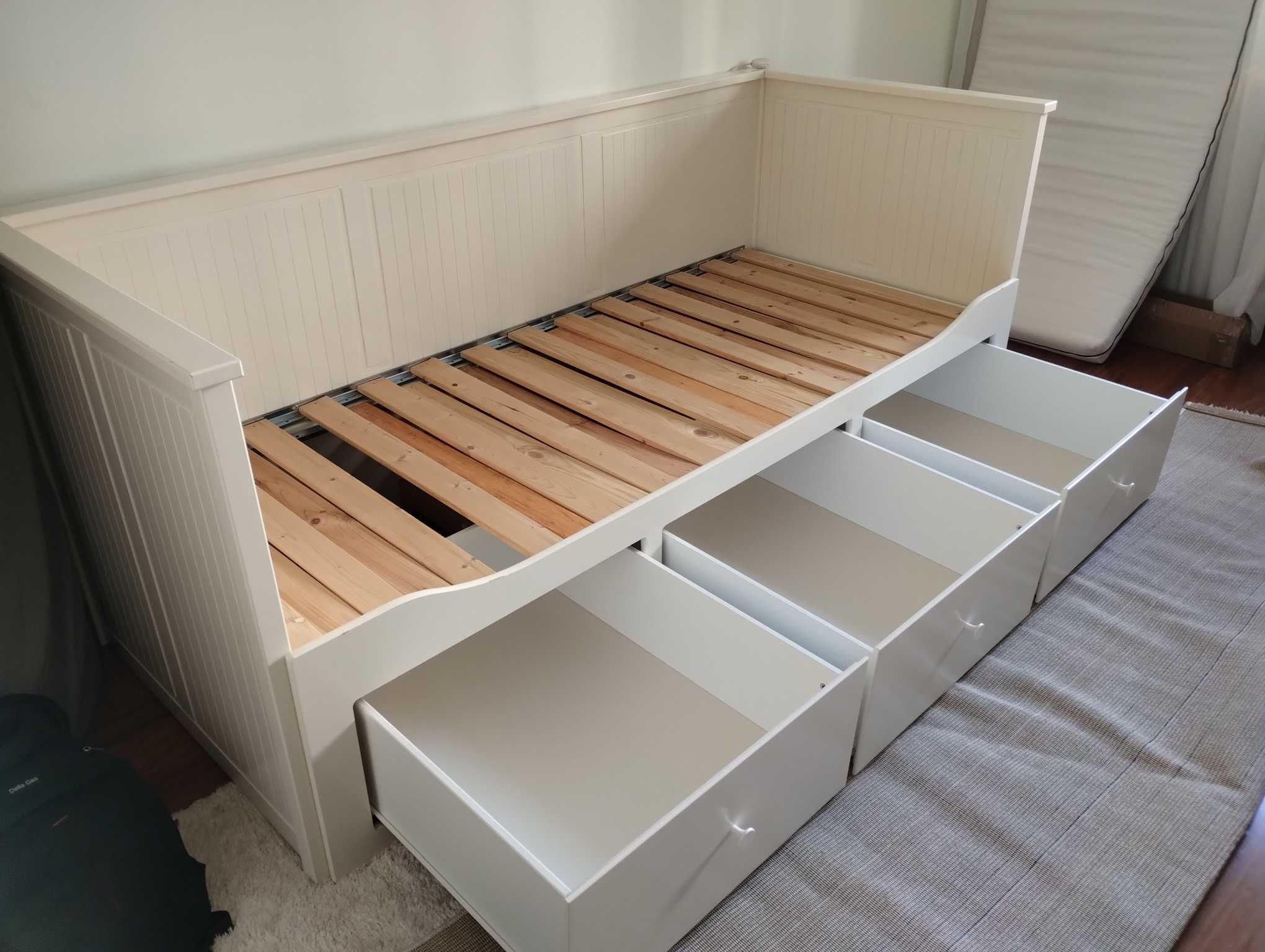 Cama criança com colchão c/ gaveta - ótimo estado