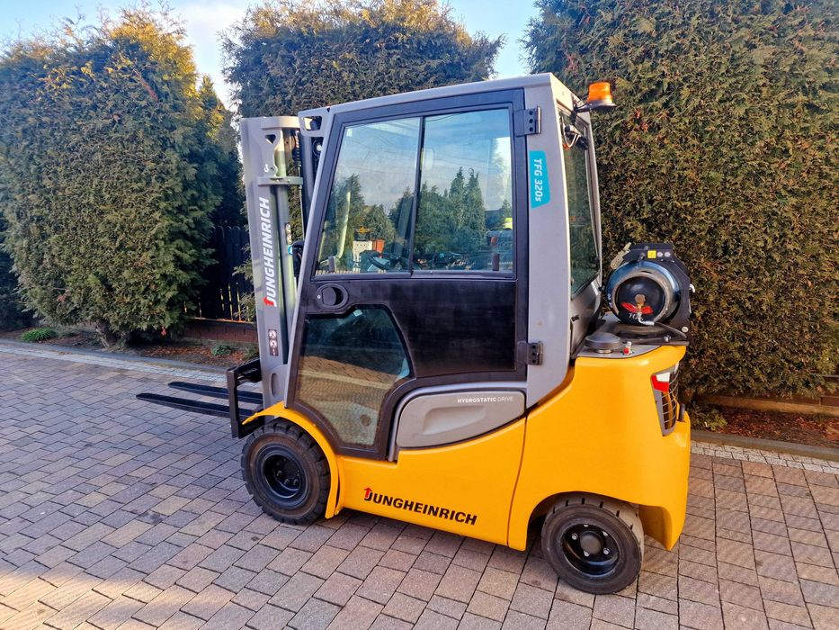 Jungheinrich TFG 320s Wózek widłowy LPG GAZ 2 tony 2019 Triplex 464cm
