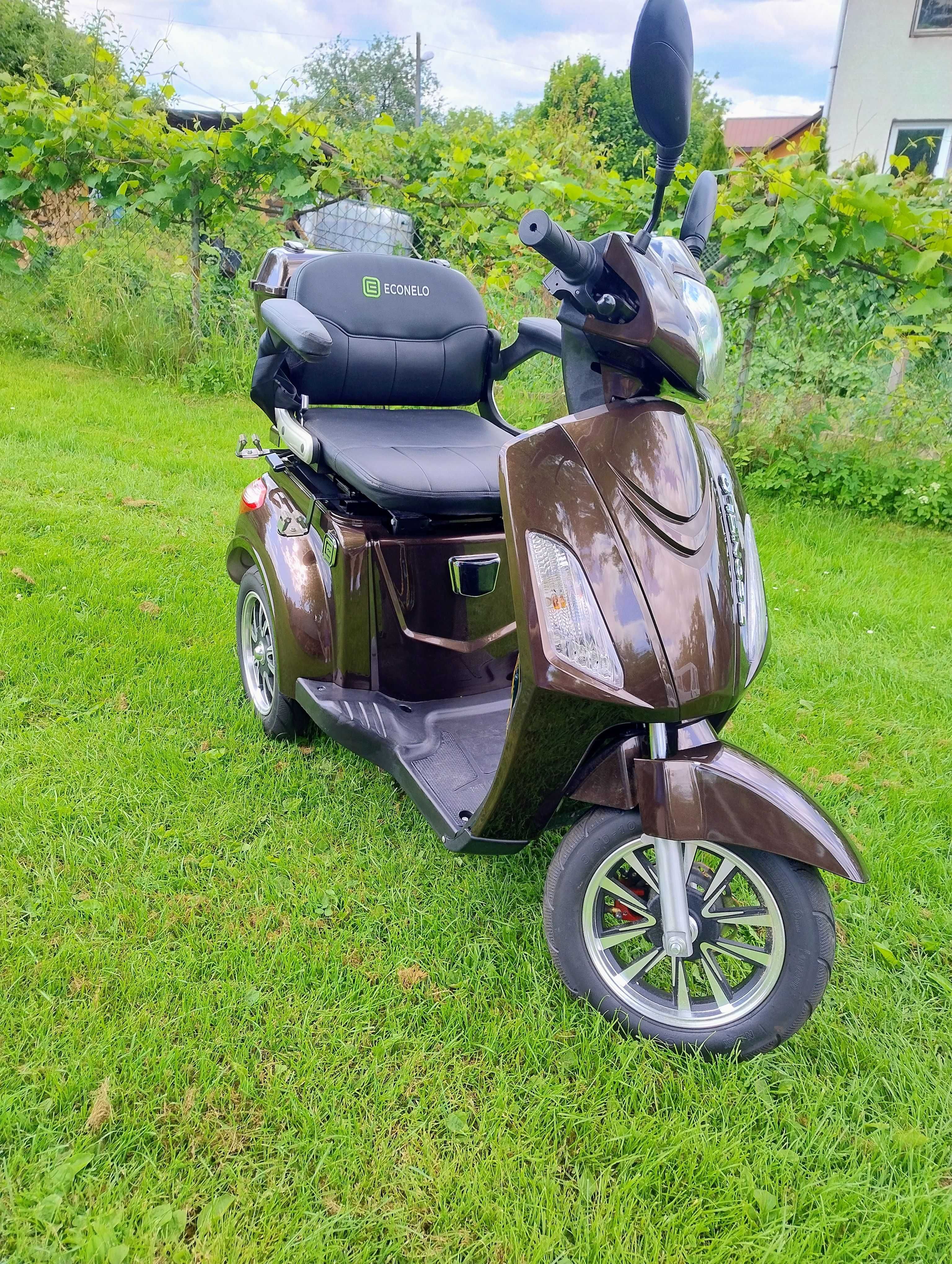 Skuter inwalidzki elektryczny trójkołowy wózek