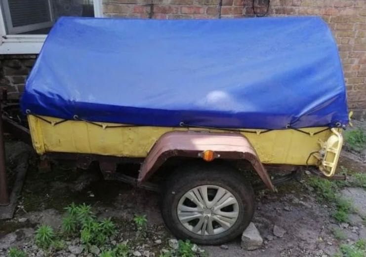 Прицеп КРАЗ-8138 - 1800х1300, с тентом и дугами