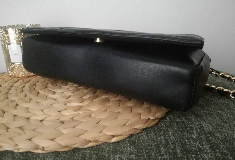 PRIMARK Czarna torebka kopertówka elegancka wieczorowa