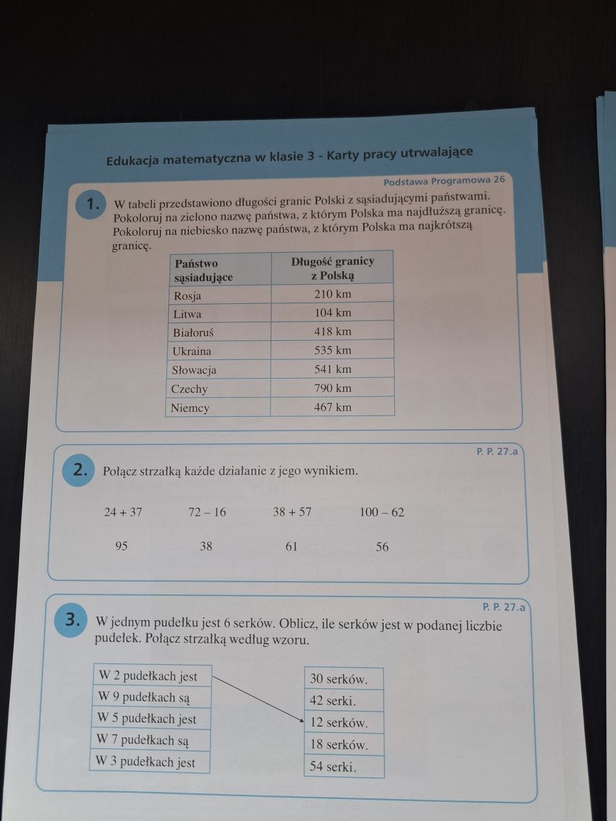 Testy Diagnoza wiadomości w kl.3 WSiP/ nowe