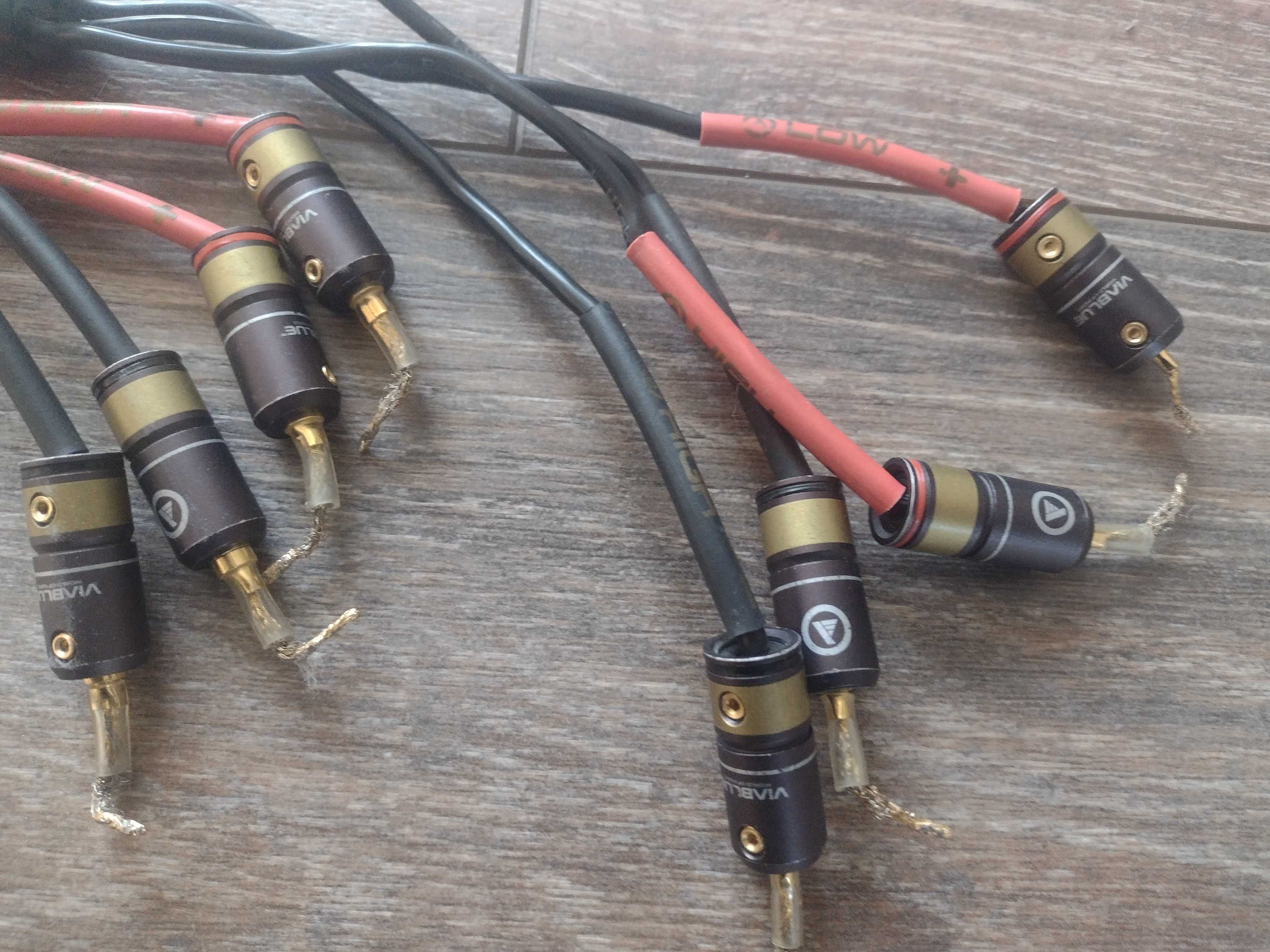 Kable głośnikowe ViaBlue SC4 biwire biamp 1,5m