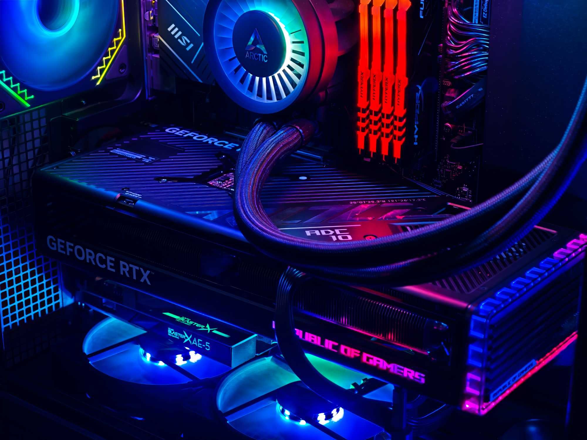 Видеокарта NVIDIA RTX 4070Ti ASUS ROG STRIX O12G  (OC Edition)