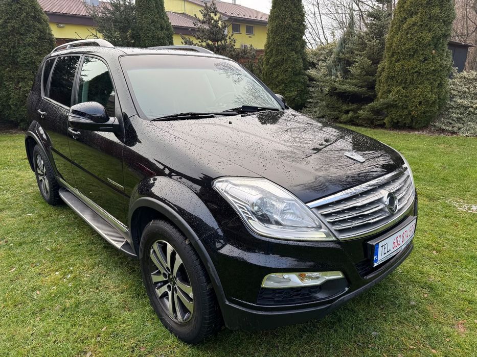 SsangYong/KGM Rexton Gwarancja 1 rok Ledy 4X4 FULL Opcja Nawigacja 7 OSOBOWY Skóry Alumy
