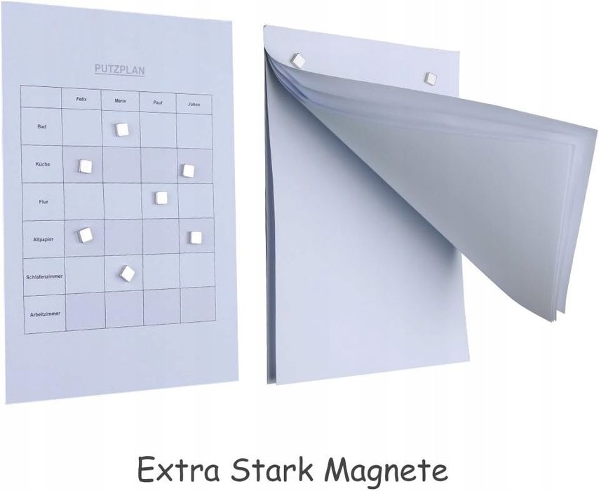Zestaw 20 Magnesów neodymowych 10x10x4