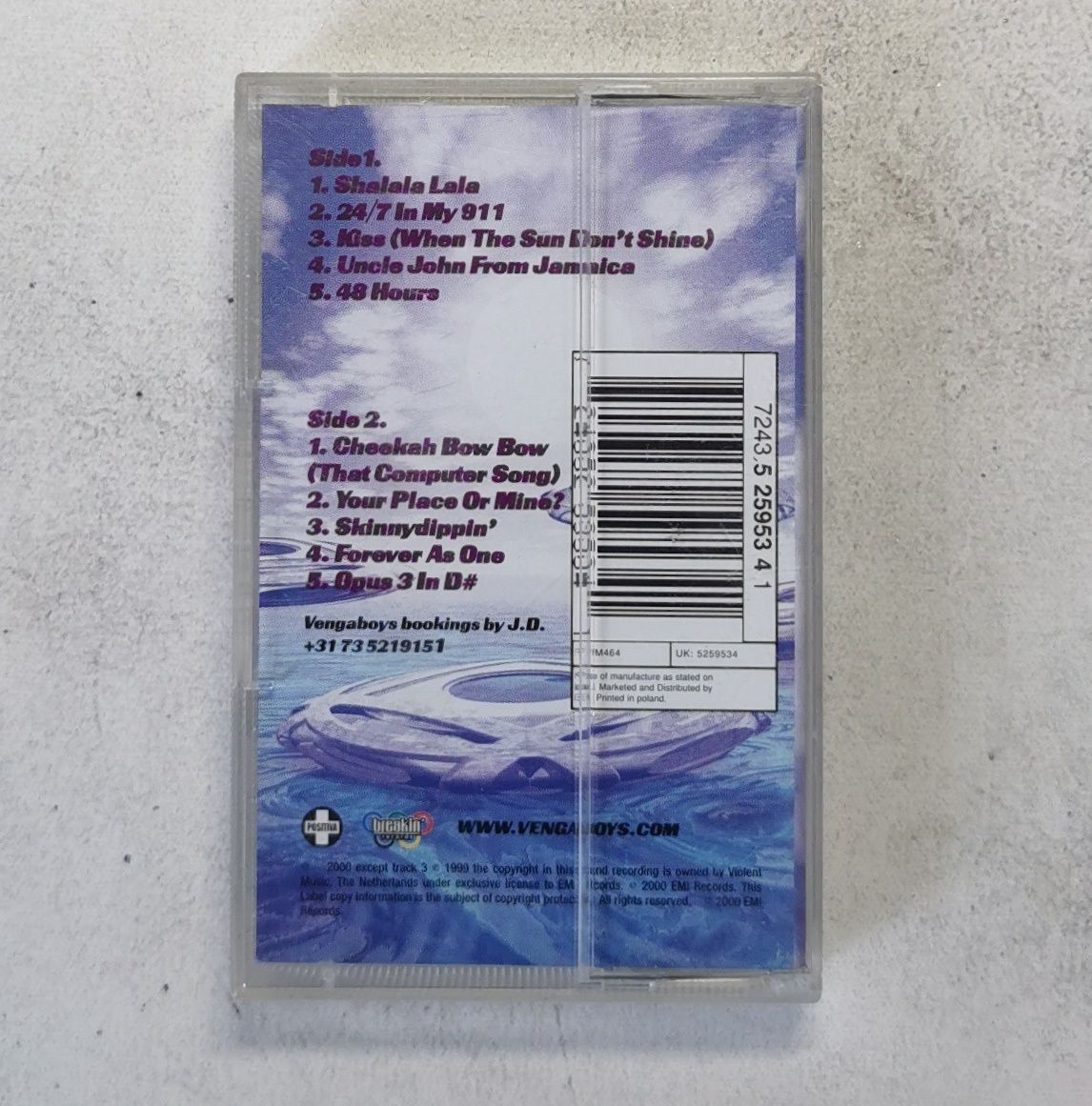 Vengaboys "The Platinum Album" kaseta magnetofonowa