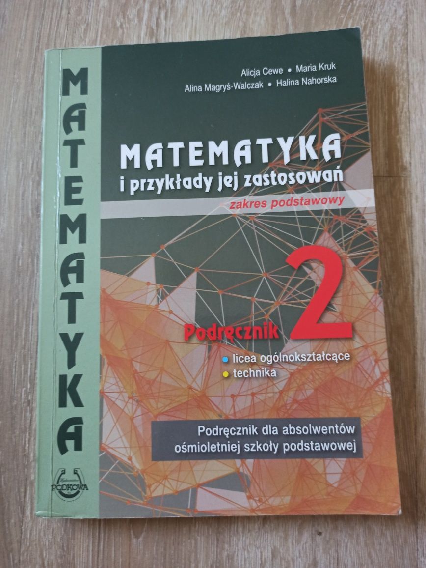 Podręcznik Matematyka i Przykłady jej Zastosowań 2 Podkowa