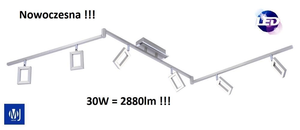 Lampa LED nowoczesna minimalistyczna 30W do salonu pokoju design !!