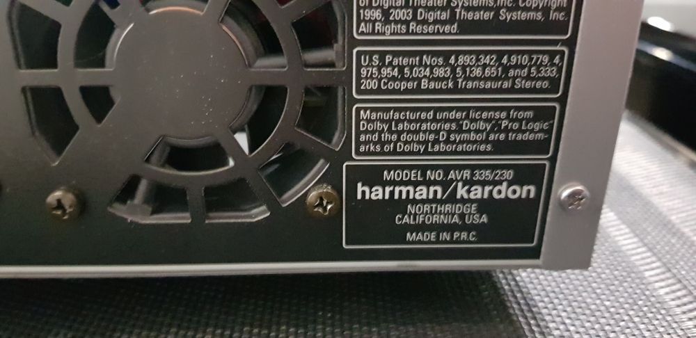 Harman kardon Avr 335 з рідним пультом