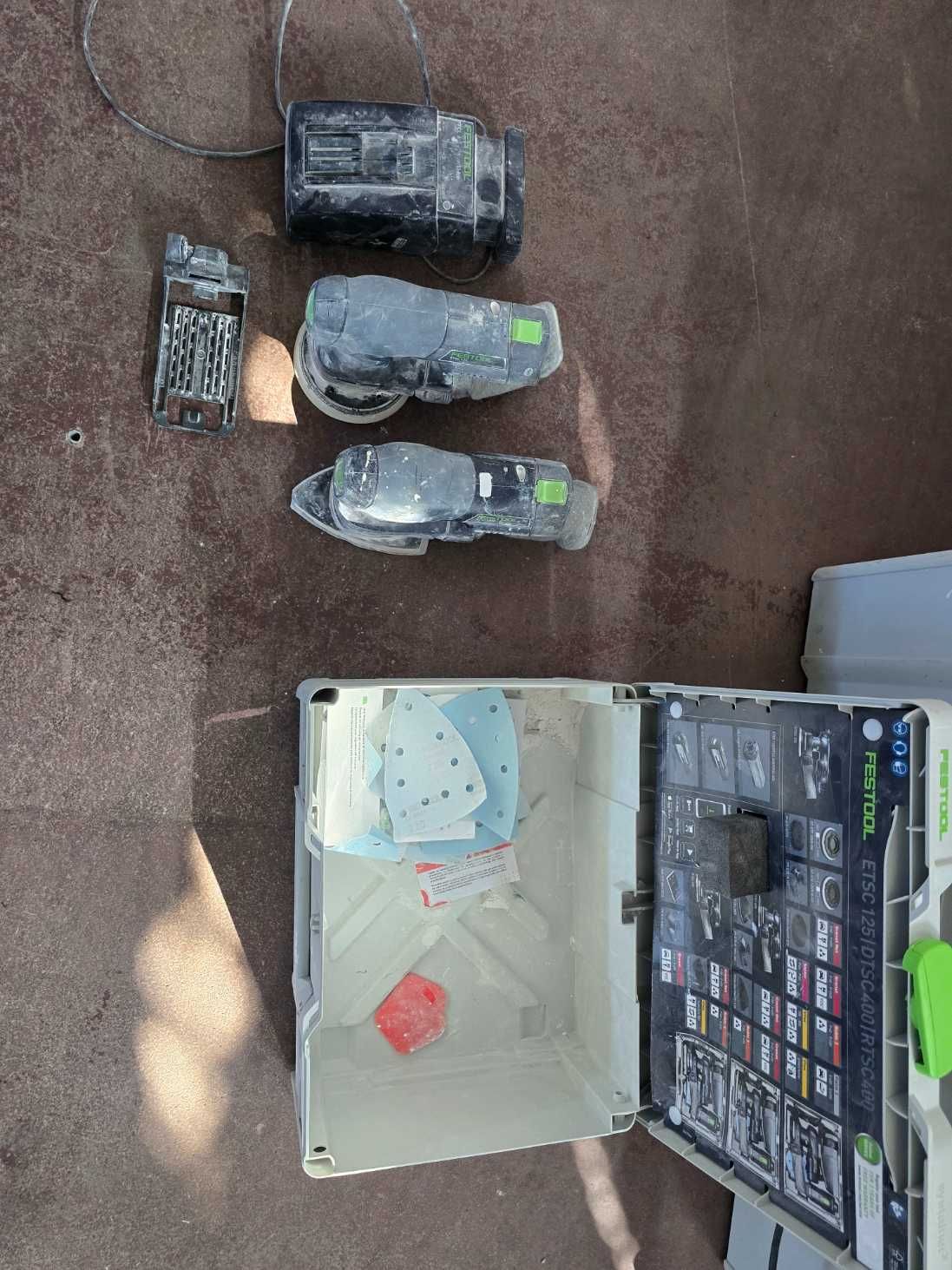 Festool DTSC 400+ ETSC 125+walizka+ładowarka+2 baterie