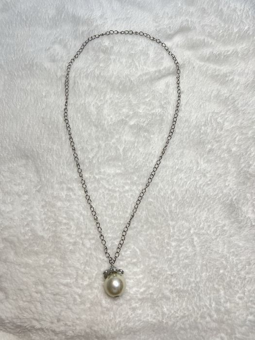 Naszyjnik delikatny minimalizm elegancki perła perełka duża modny 20