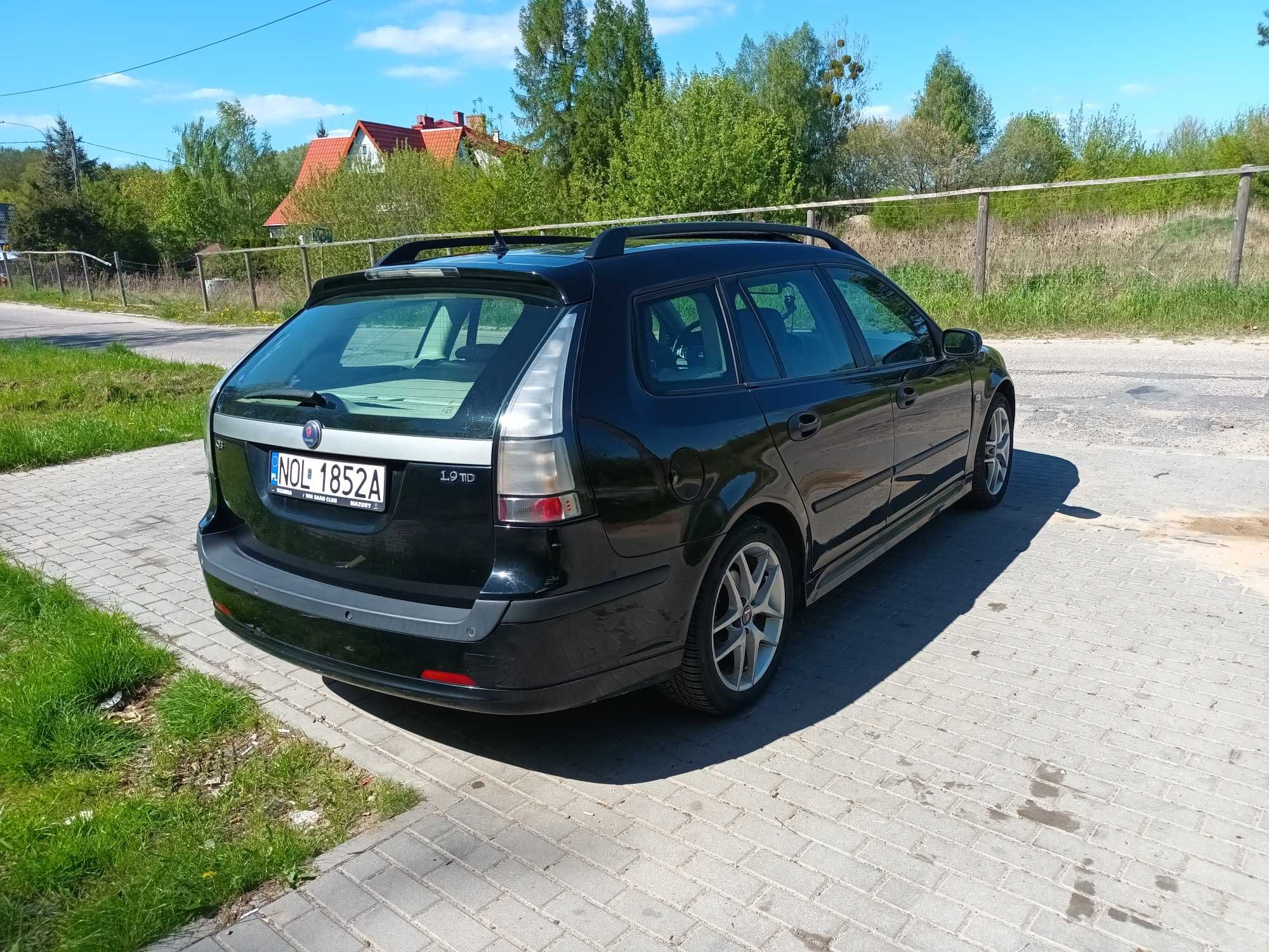 Saab 9-3 1.9 TiD 150KM 2006r. VECTOR kombi przegląd na rok
