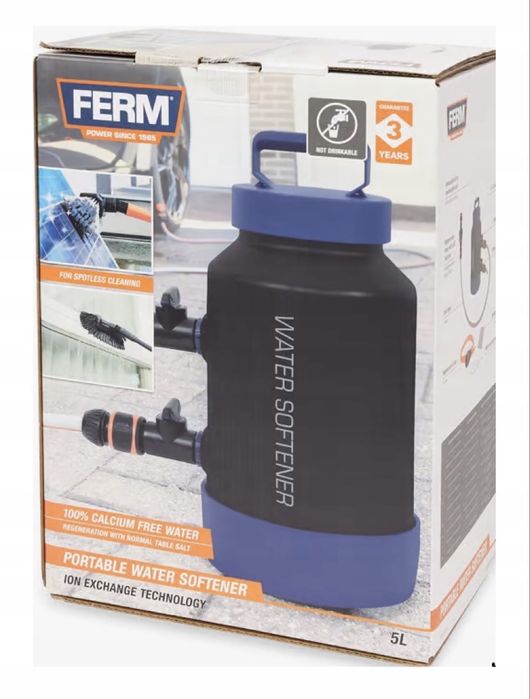Zmiękczacz wody FERM mycie bez osadu i kamienia