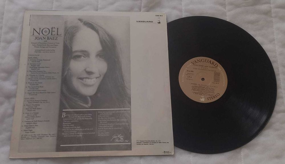 Joan Baez – Noël (1966) LP Folk