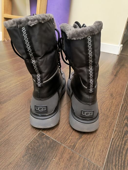 Чоловічі зимові чоботи Уггі CORDURA UGG 45 30 см Чорні