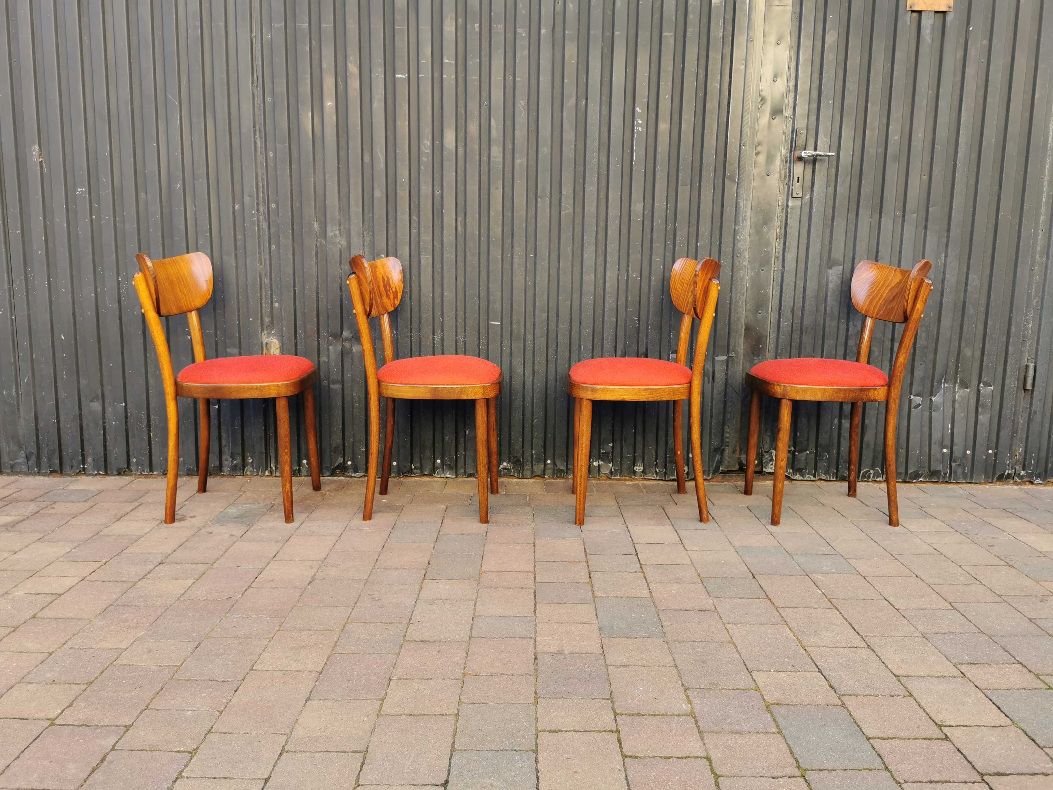 Krzesła TON (Thonet), Czechosłowacja '60, Vintage, PRL design, Retro