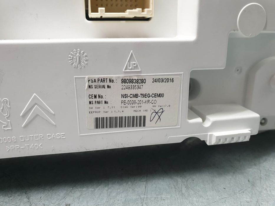 Quadrante / painel de instrumentos PEUGEOT 308 II