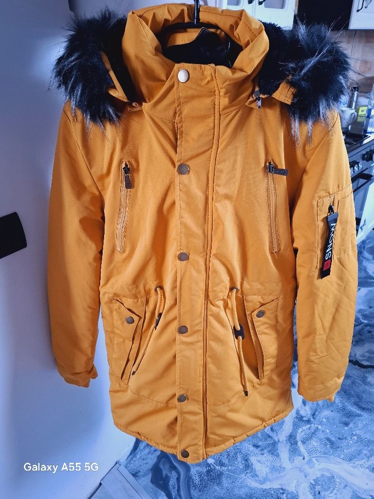 kurtka zimowa  parka męska, nowa bez metki
