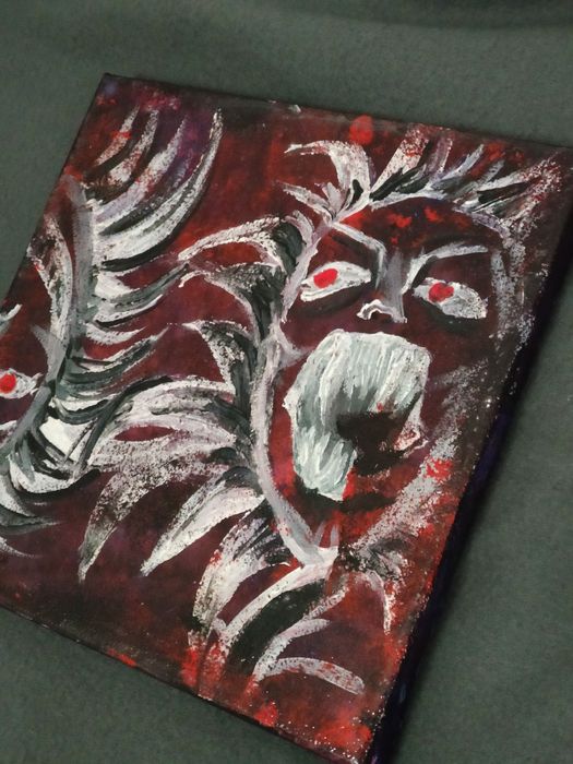 Obraz ręcznie malowany akrylowy na podobraziu