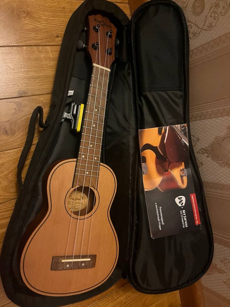 Укулеле/Гітара Fzu-D30-21 Wood сопрано Fzone