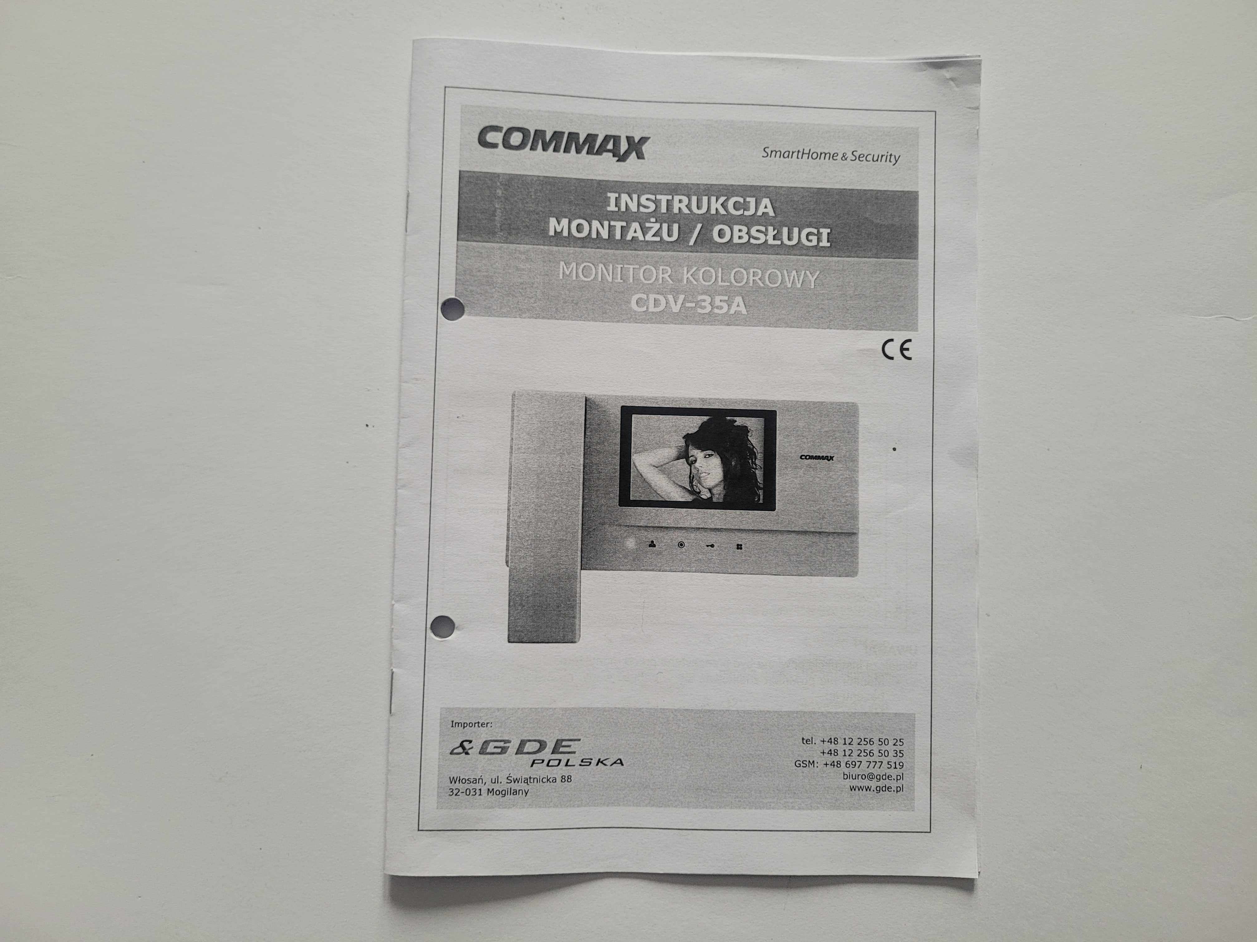 Monitor wideodomofonowy  COMMAX CDV-35A