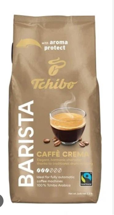 Кава Tchibo Barista Caffe Crema в зернах 1кг