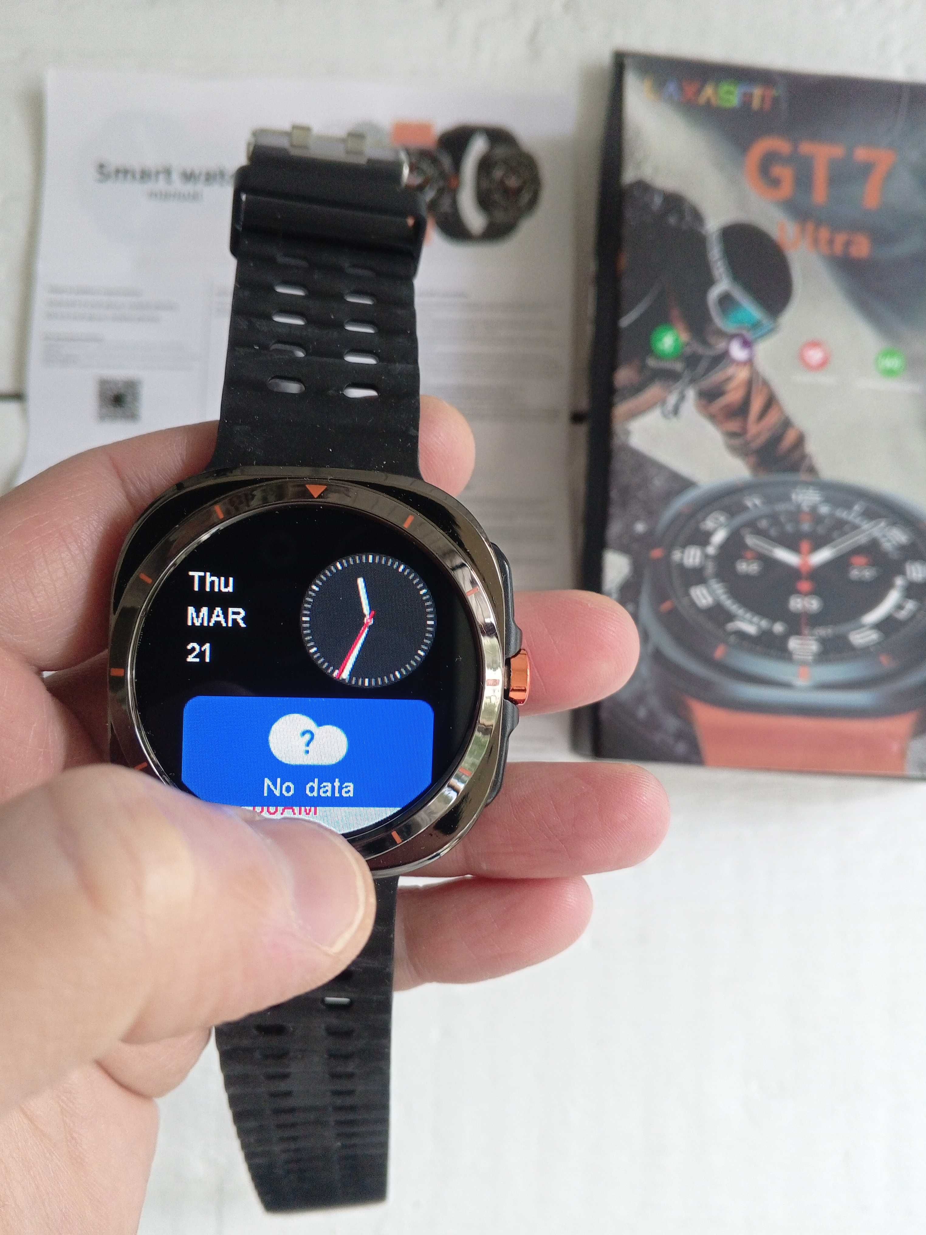Laxasfit GT7 SmartWatch, смарт годинник, розумний годинник