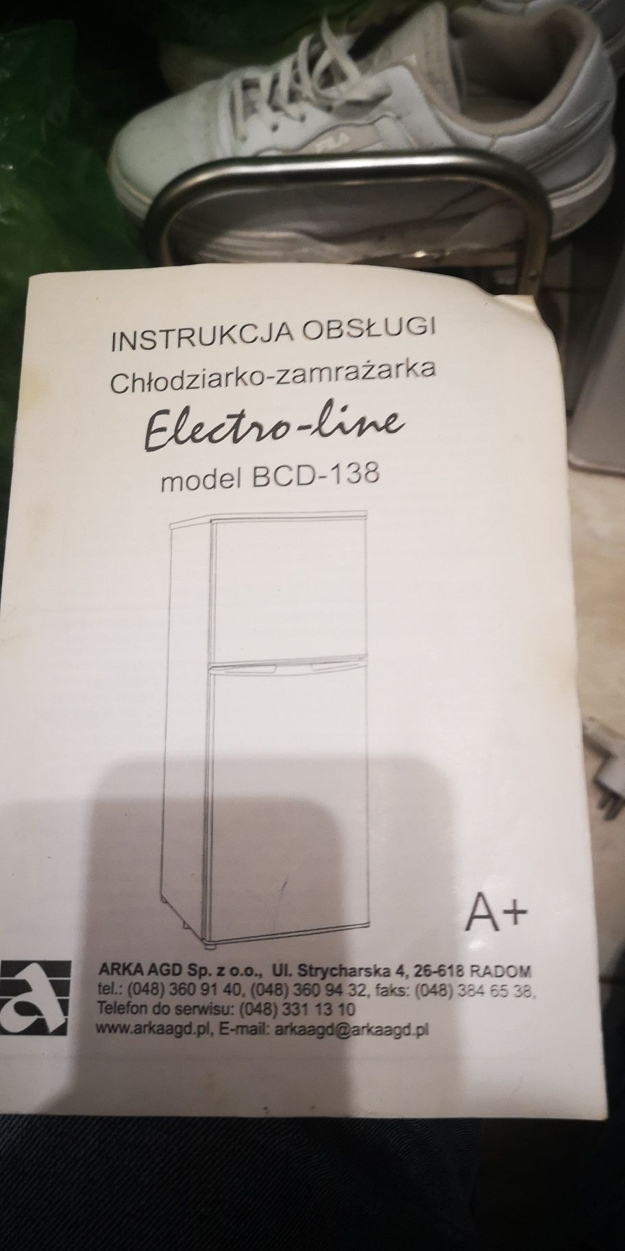 Electro-line lodówka wys. 130cm