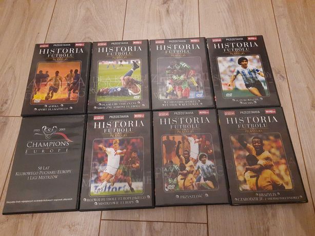 „Historia Futbolu. 7 płyt DVD +50 Lat Klubowego Pucharu Europy DVD