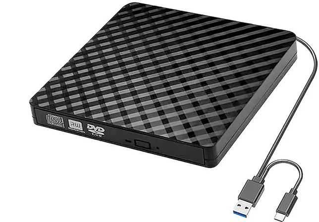 Gravador leitor externo DVD RW Slim | USB 3.0 ou TIPO C