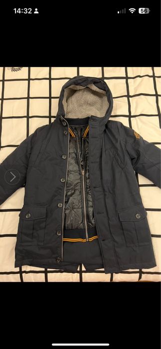 Blusão de inverno marca Jean Bourget, para rapaz de 12 anos como novo