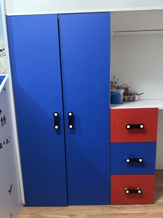 Zestaw mebli dzieciecych kolory Spiderman