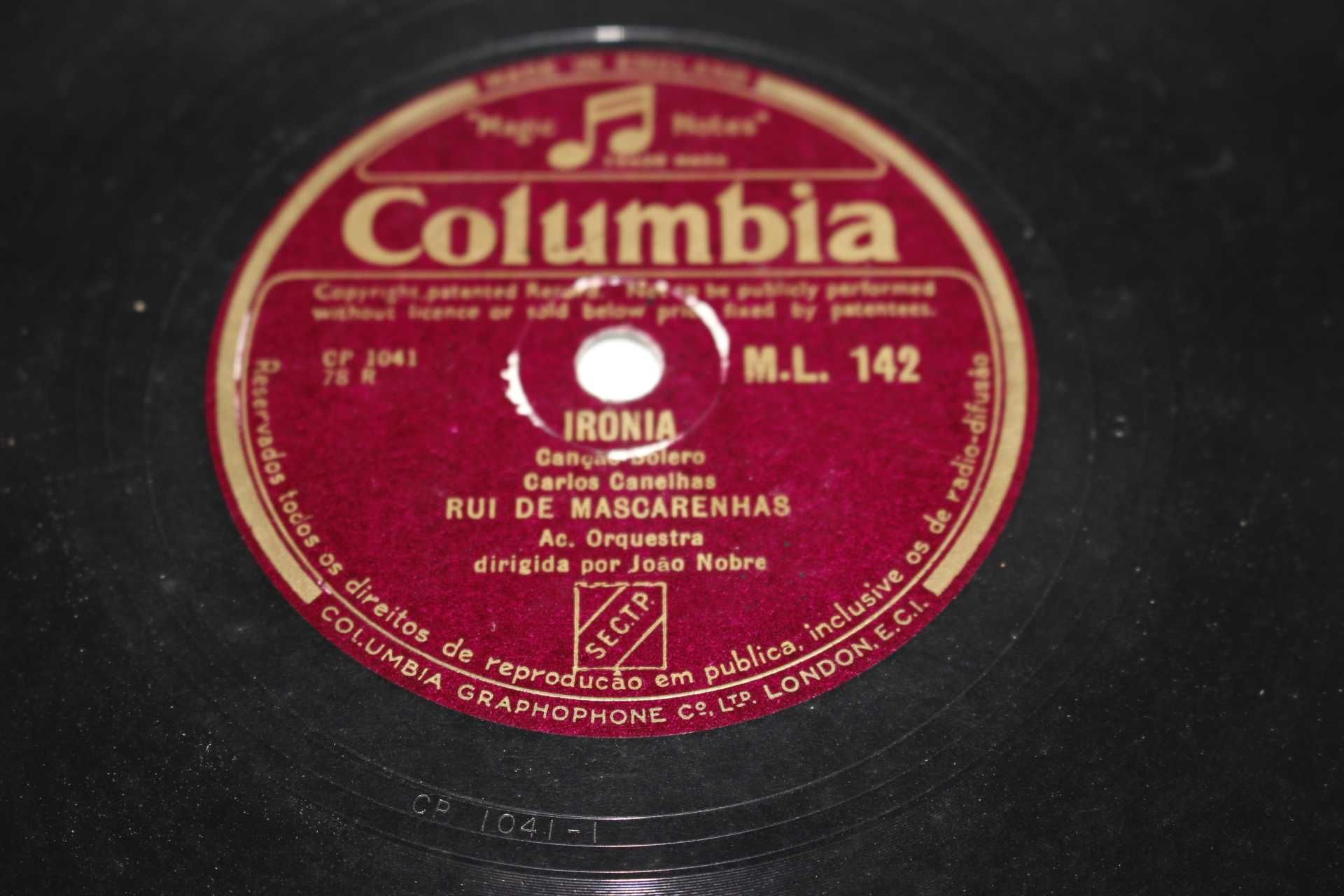 Discos Grafonola - 78 RPM - Varios estilos - Musica Portuguesa