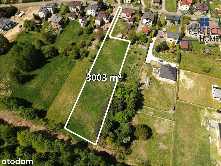 Duża działka budowlana, gotowy projekt podziału!