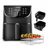 Frytkownica beztłuszczowa Cosori Premium 1700W 5,5L Air Fryer Czarna