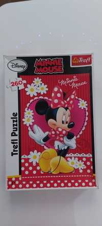 Puzzle Minnie Mouse 260 komplet