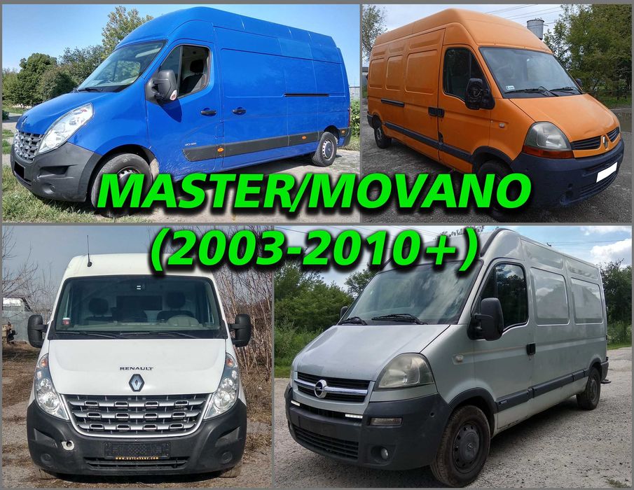 Підвіска Стойка Пружина Полуось Амортизатор Renault Master Movano 03+